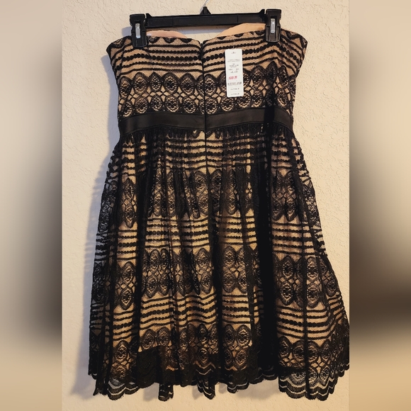 Strapless lace skater dress - Picture 2 of 3